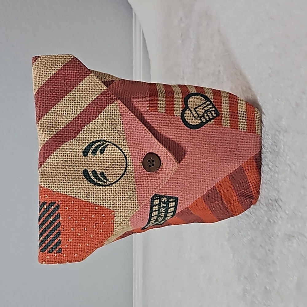 The Body Shop Fillable Reusable Christmas Gift Jute Pouch